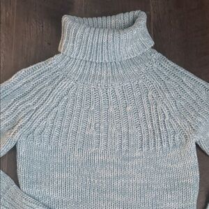 Cozy Blue Turtleneck Sweater new without tags